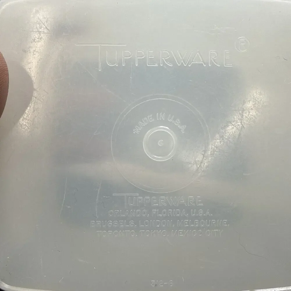 Vintage Tupperware Modular Mates Pantry Storage Container Lot 4 Frosted USA
